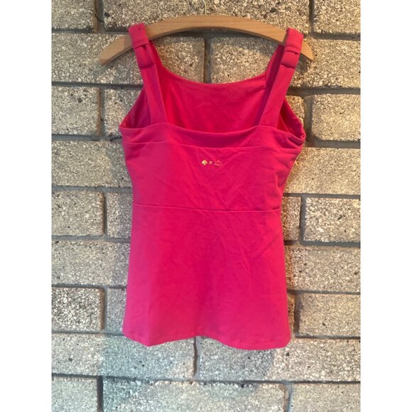 Kate Spade & Beyond YogaNew York Womens Fuchsia Tank Top With Tie Straps - Picture 4 of 12